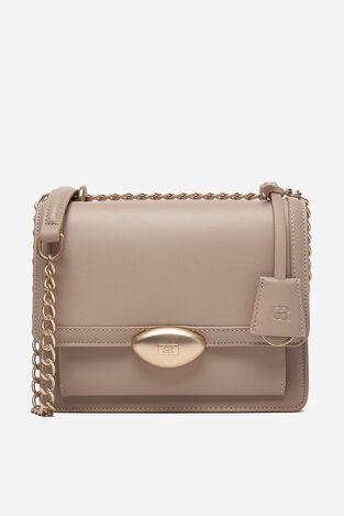 Сумка З Ремінцем Gino Rossi EO-KY129 БЕЖЕВИЙ