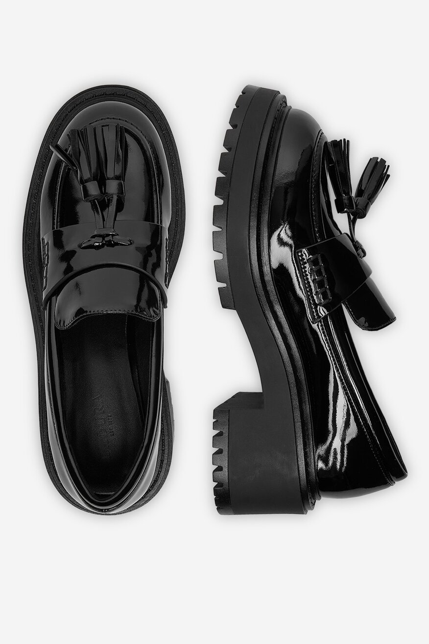 Badura - Loafersy skórzane - 5906751376874