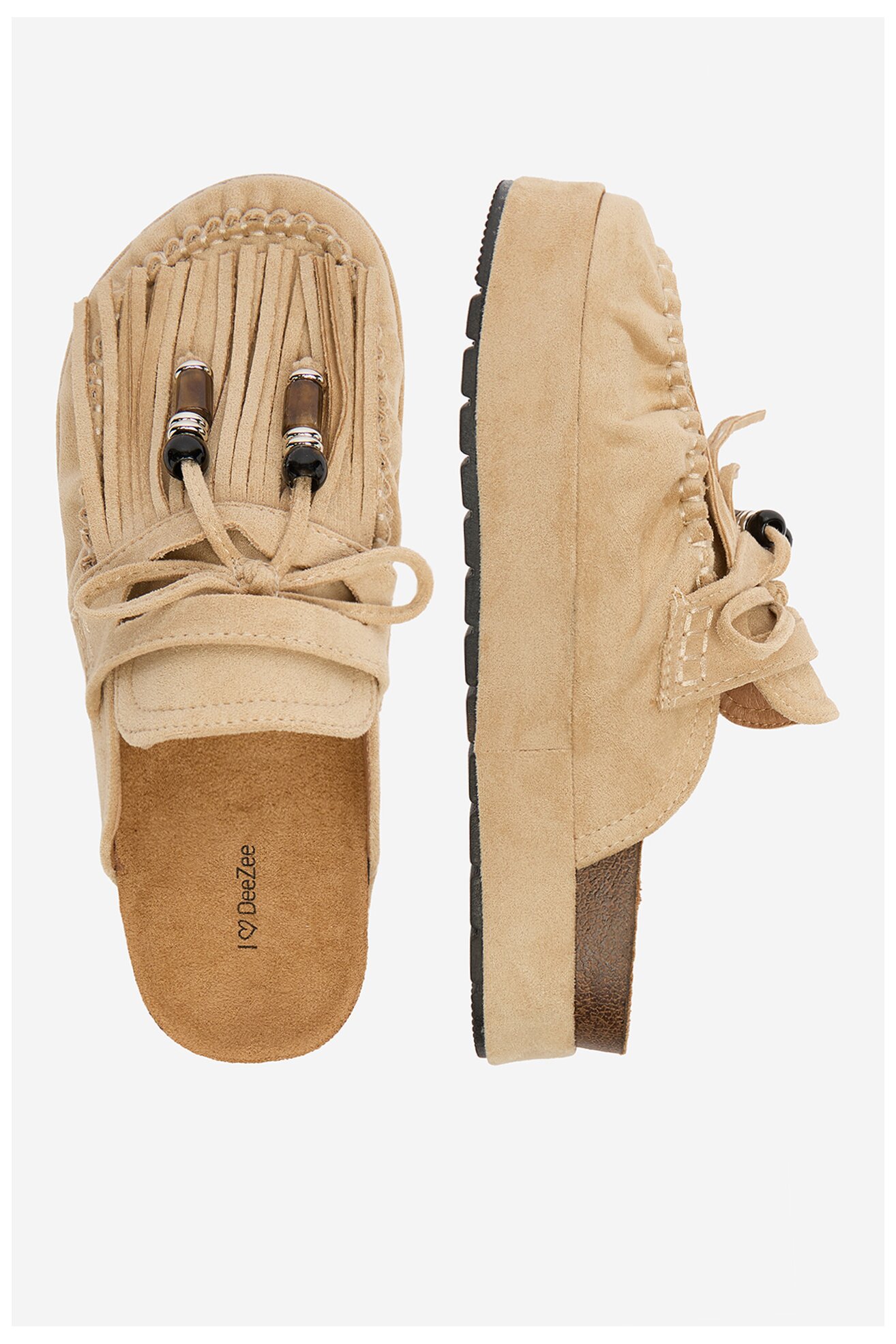 Klapki DeeZee CEO-HXX25C05-2 Beżowy