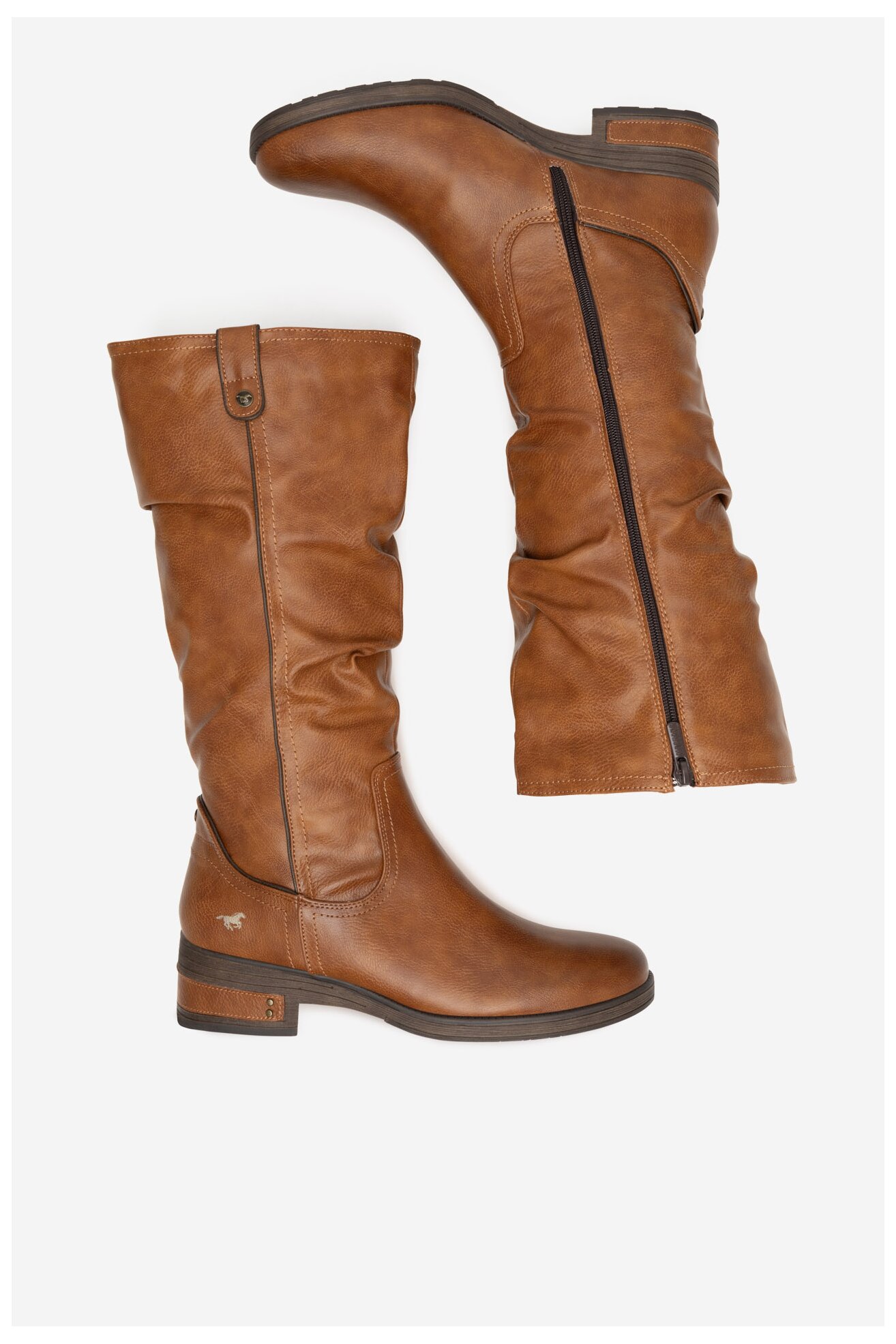 Kozaki Mustang 1293-602 Brązowy