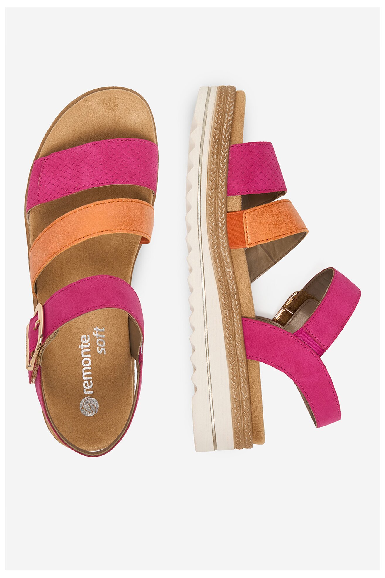 Sandały Remonte CEO-D0Q55-31 Różowy