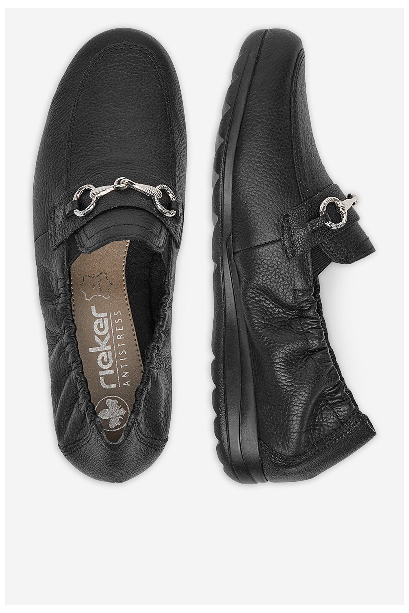 Mokaszin Rieker L9354-00 FEKETE