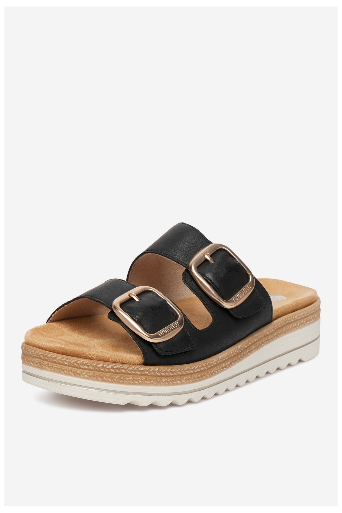 Klapki Remonte CEO-D0Q66-00 Czarny