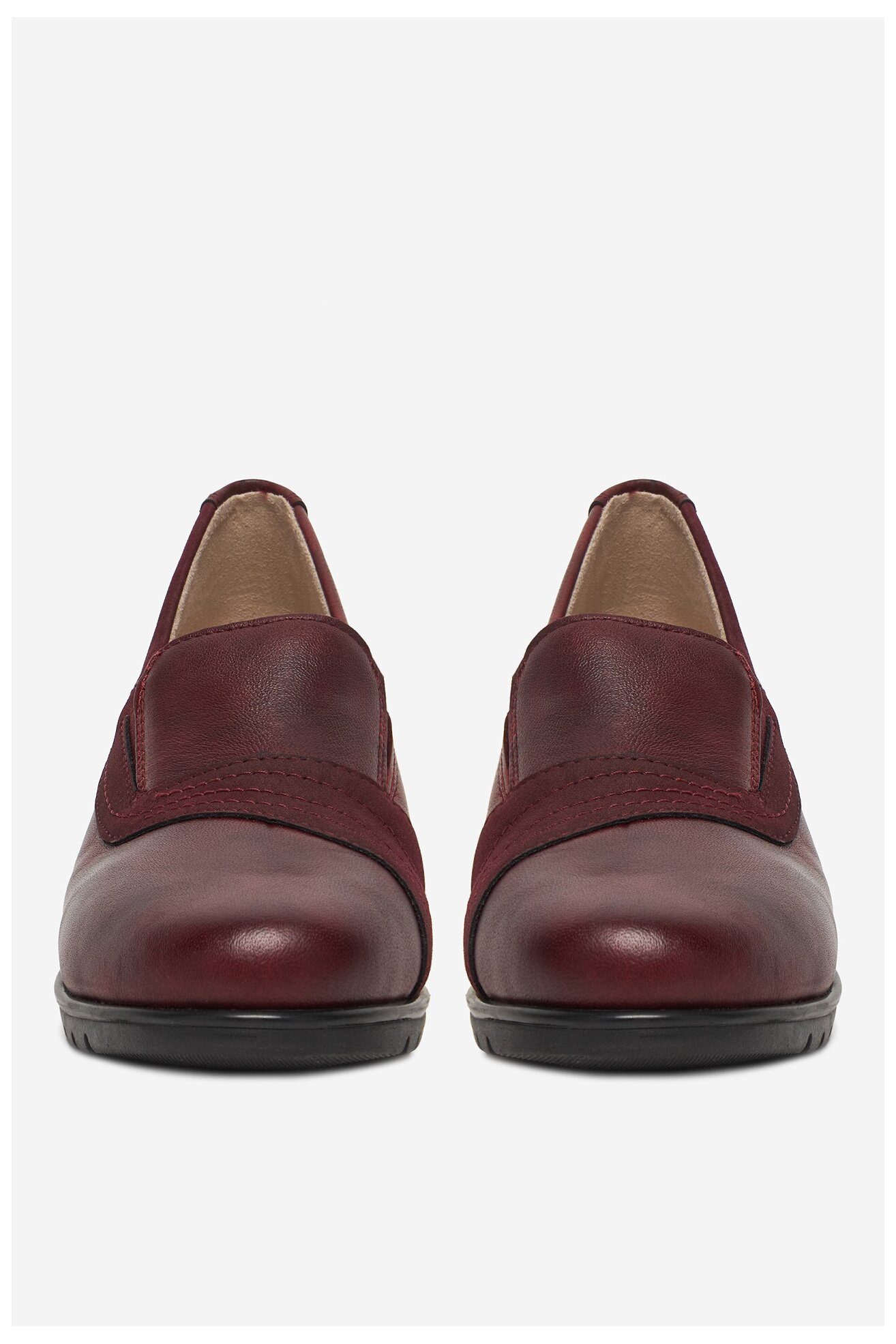 Половинки обувки Rieker CEO-L5356-35 БОРДО