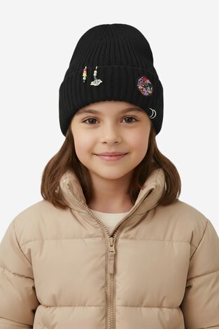 Dečija kapa POWERPUFF GIRLS CEO-ACCCS-AW25-321PPG CRNA