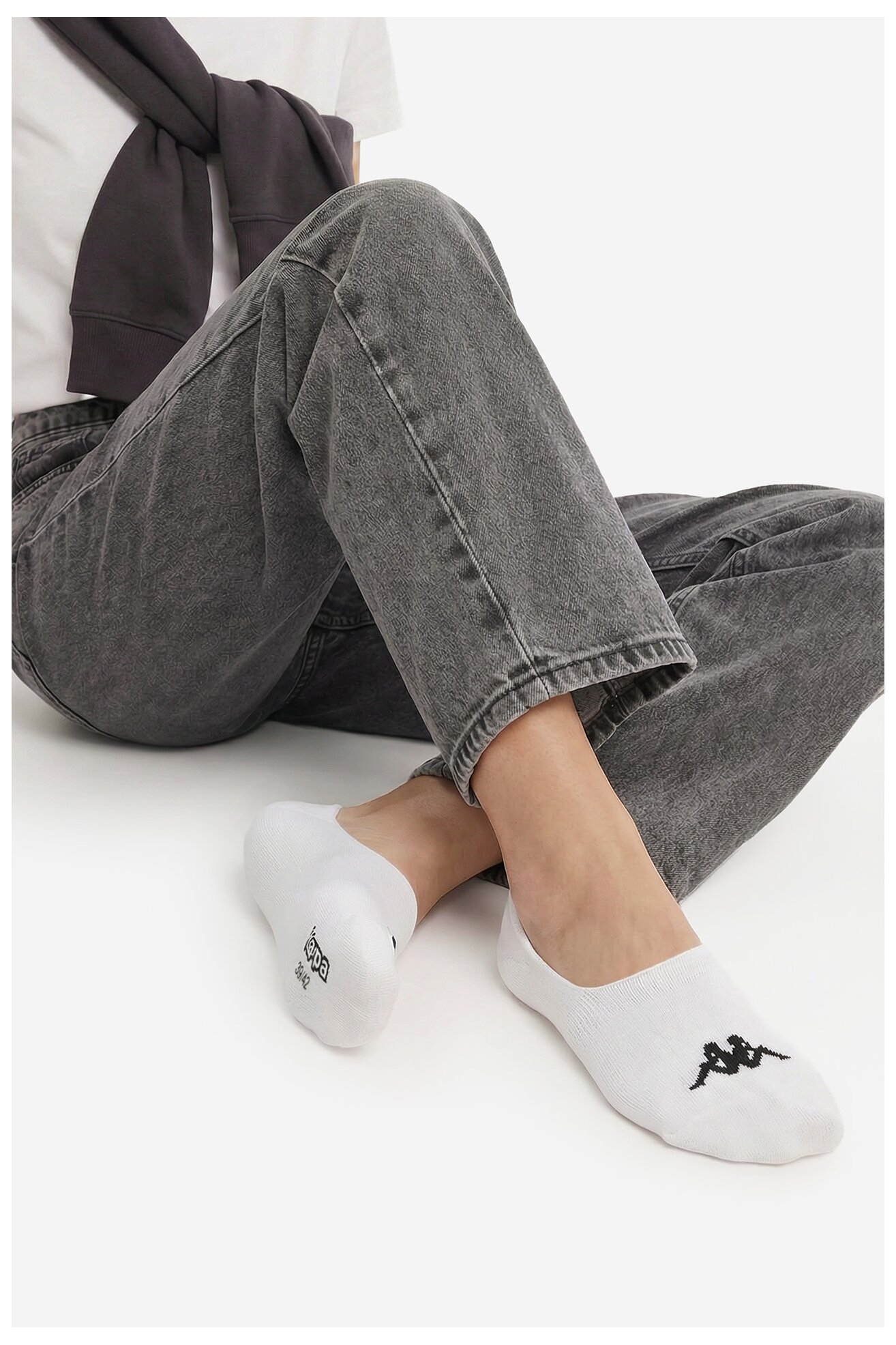 Чорапи Kappa KR_LOST_SS25 (3-PACK) БЯЛ