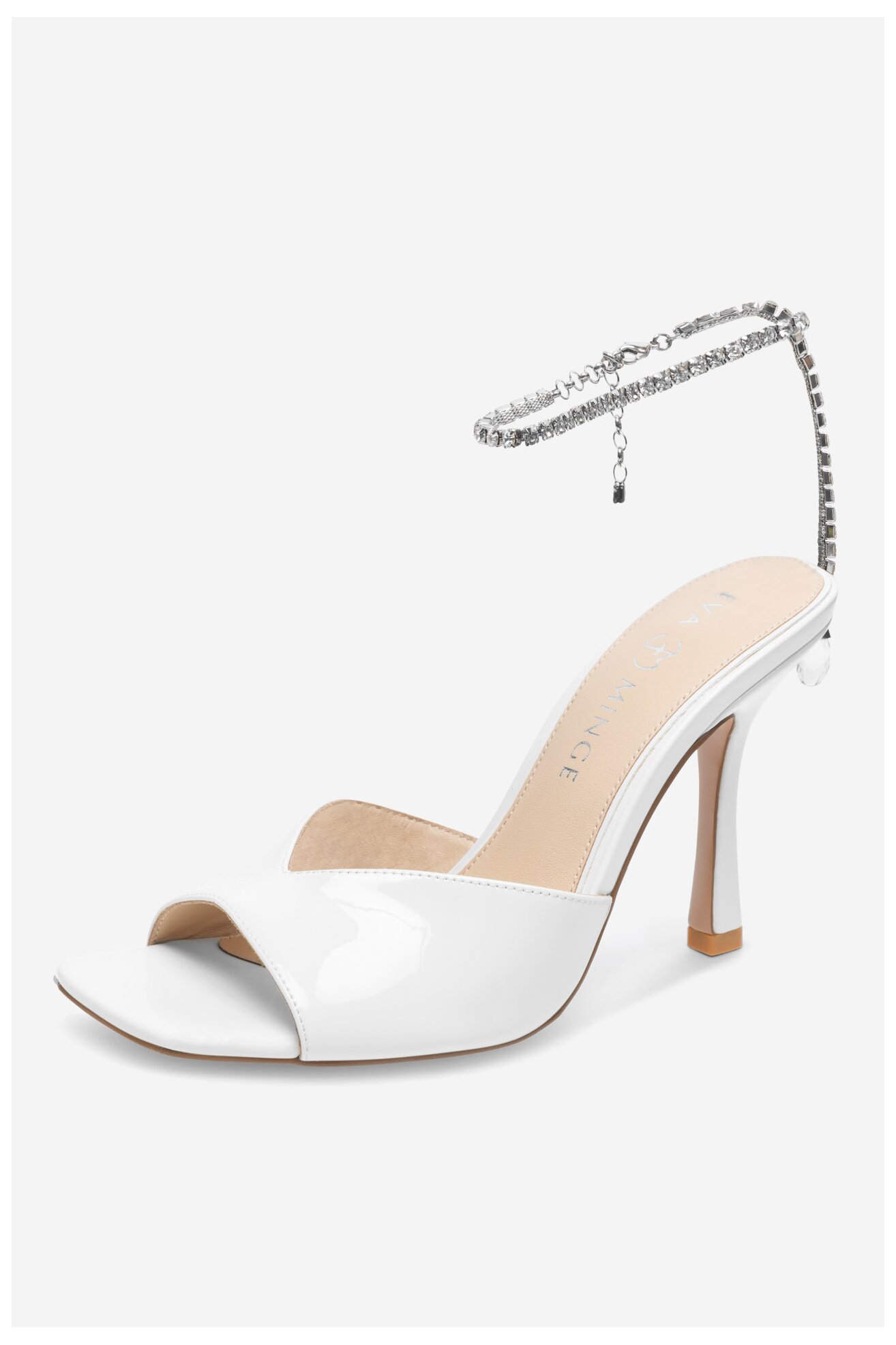 Сандали EVA MINGE STEPHANIE-V1051L-01 БЯЛ