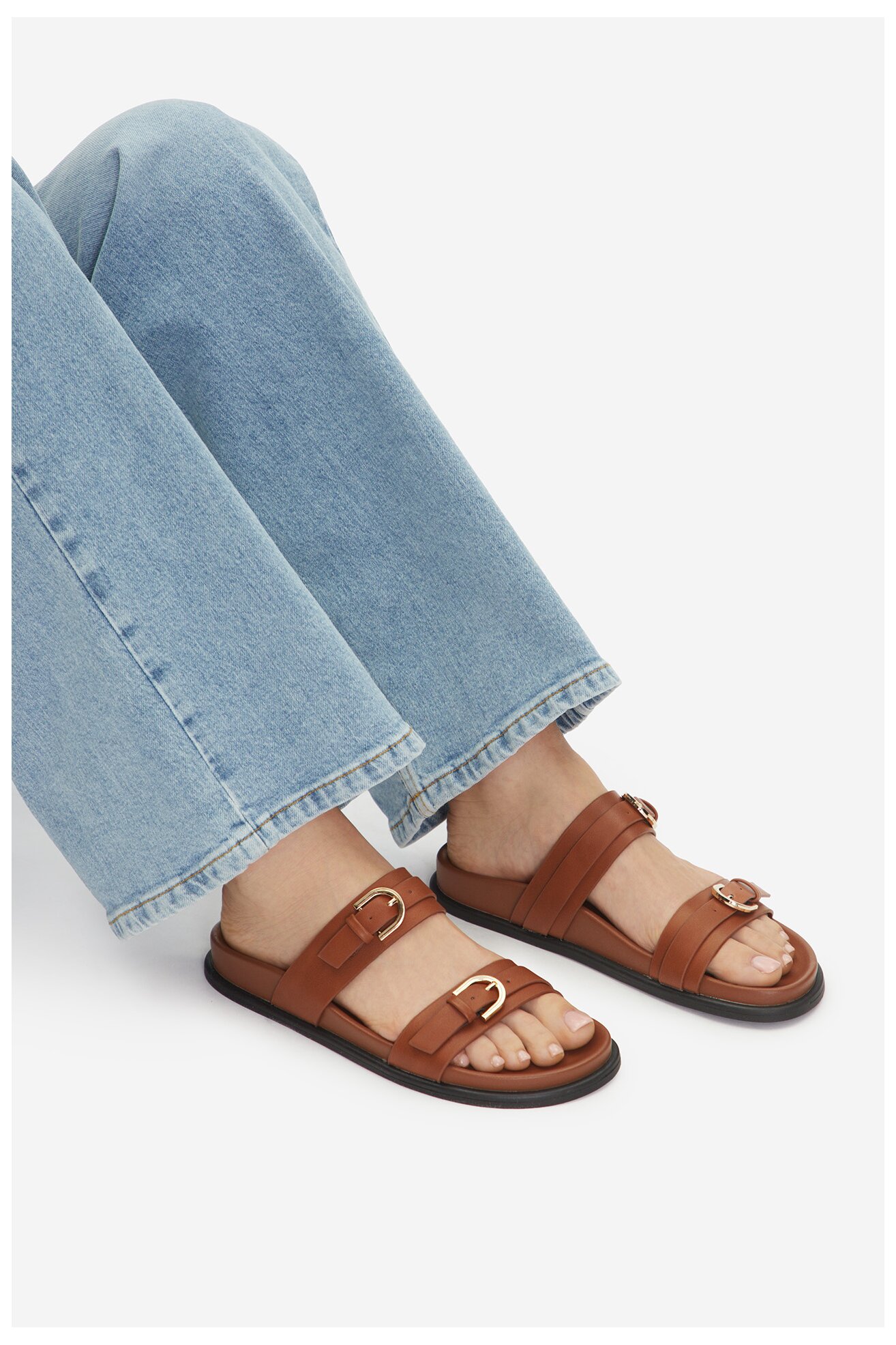 Papuče Jenny L09092 KAMEL