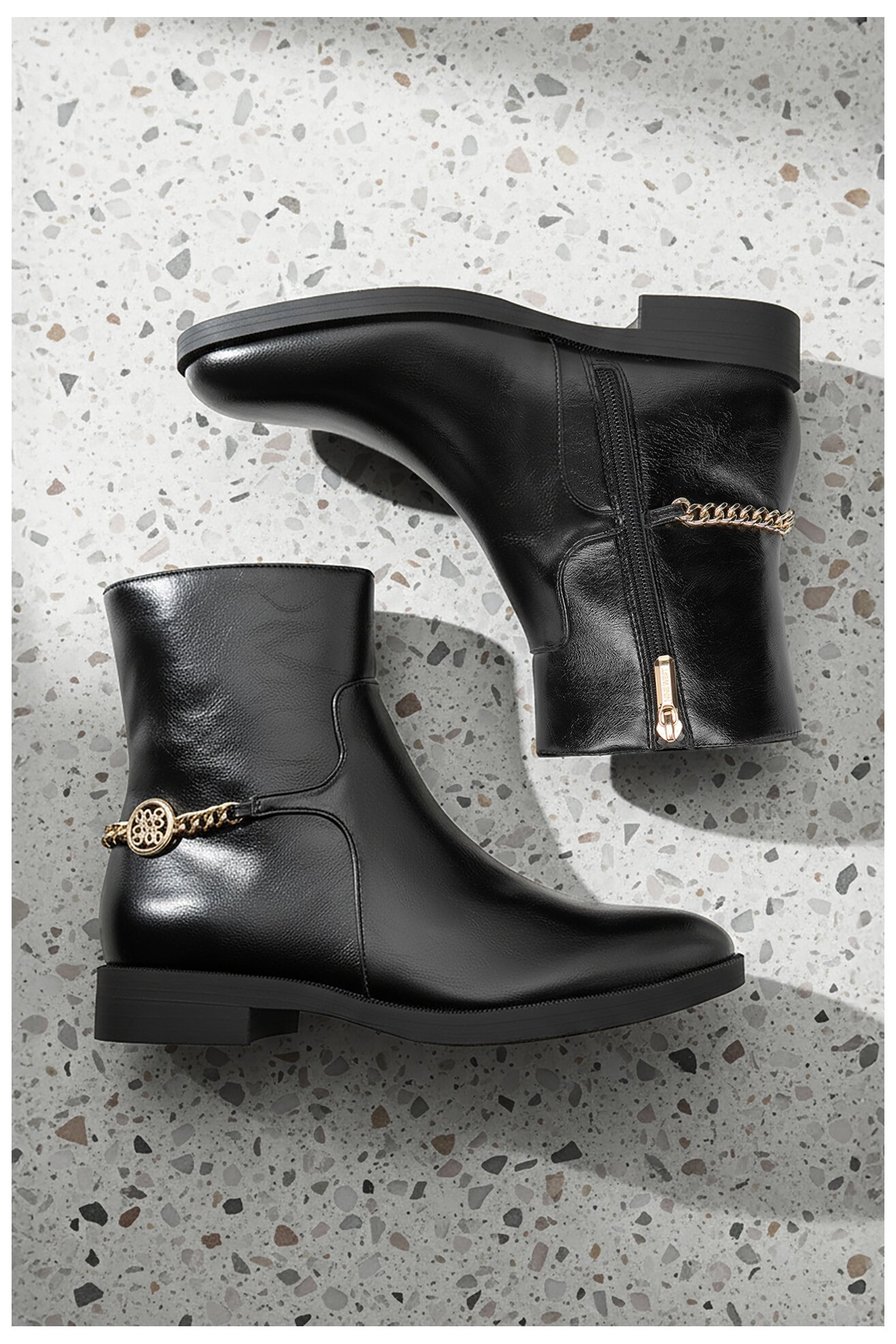 Bokacsizma NINE WEST CEO-RASHA-01 FEKETE