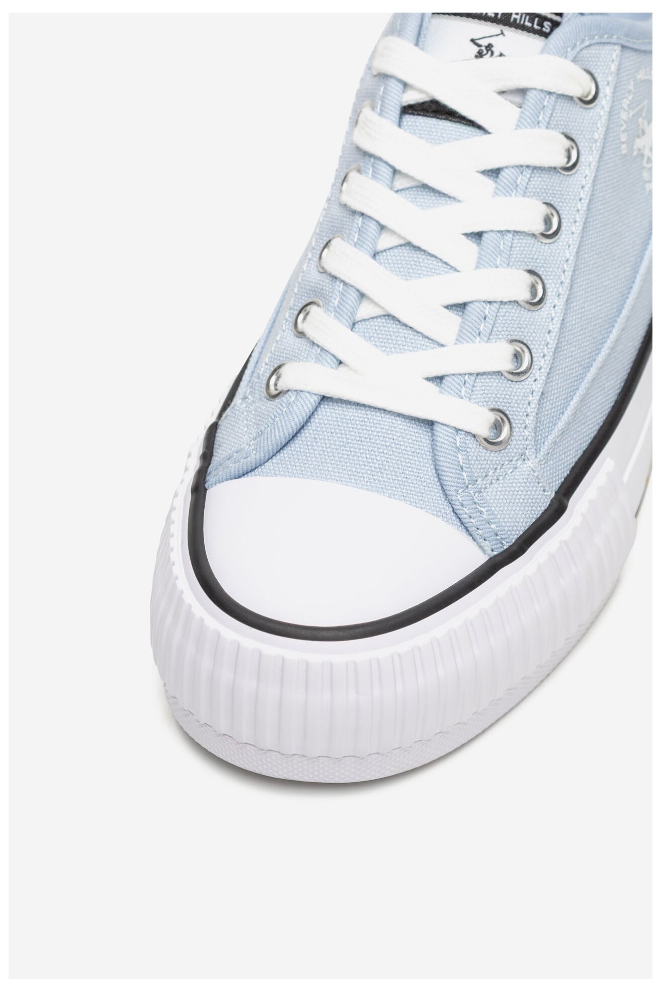 Plátěná obuv Beverly Hills Polo Club V12-842 BLANKYTNĚ MODRÁ