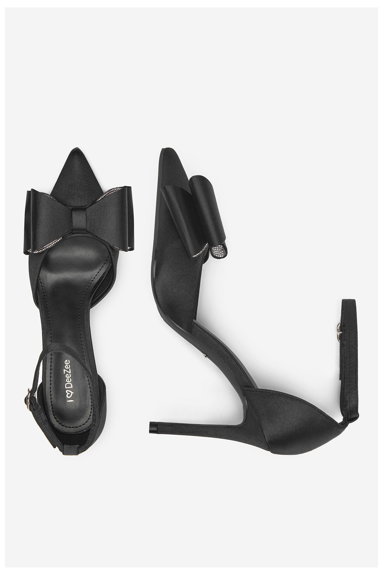 Pantofi cu toc DeeZee GA0-0727 NEGRU