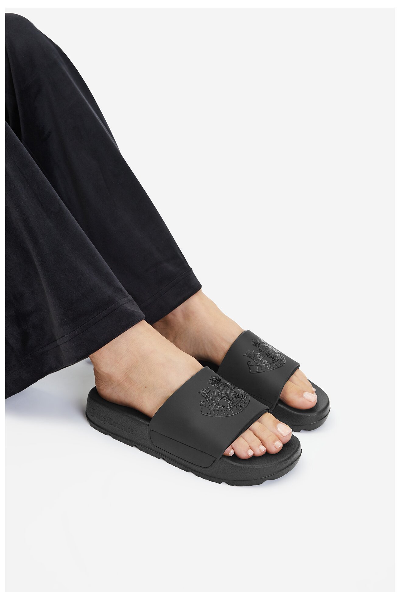 Klapki basenowe Juicy Couture PJC3 Czarny