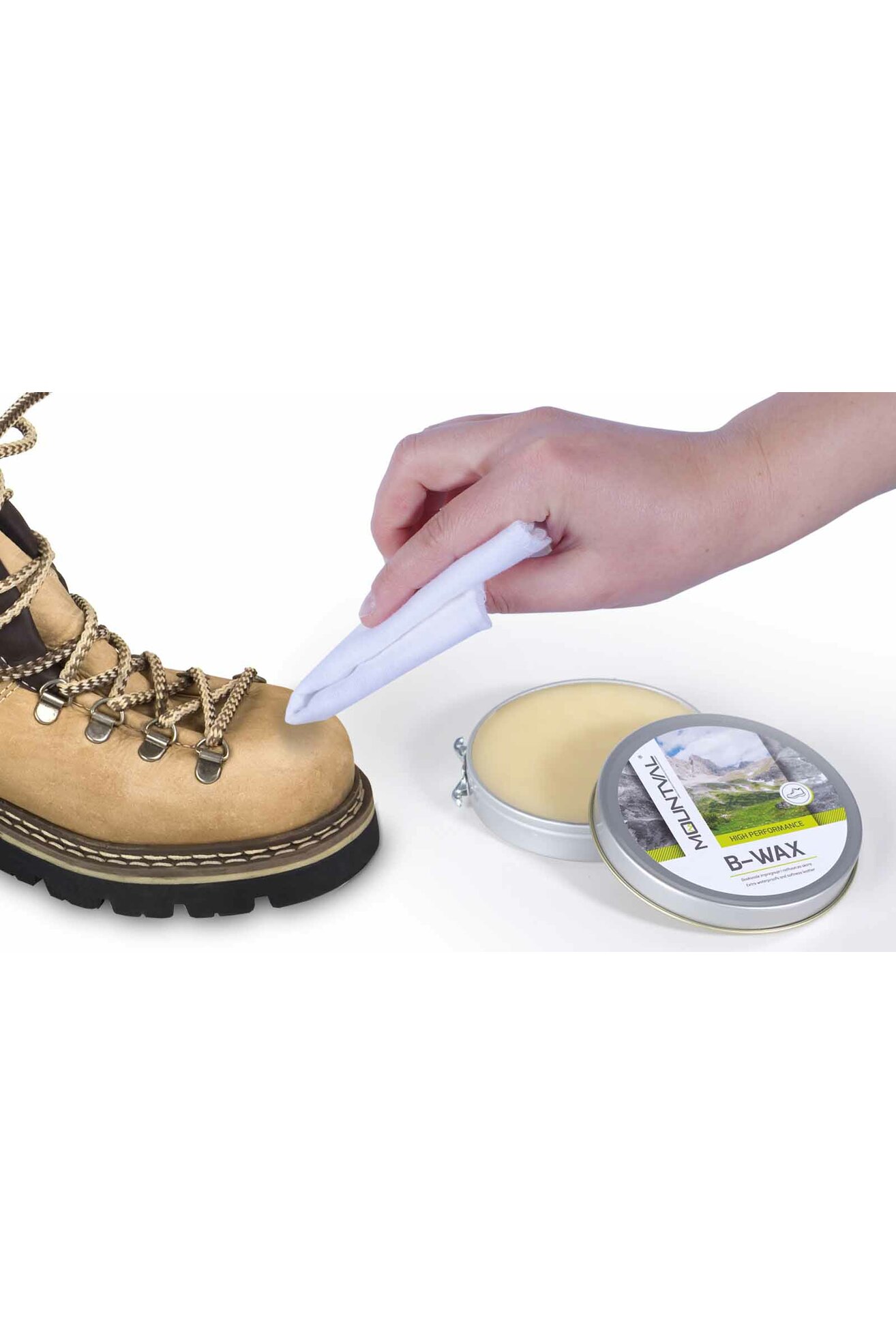 Kosmetyki do obuwia MOUNTVAL B-WAX 100 ml Bez Koloru -