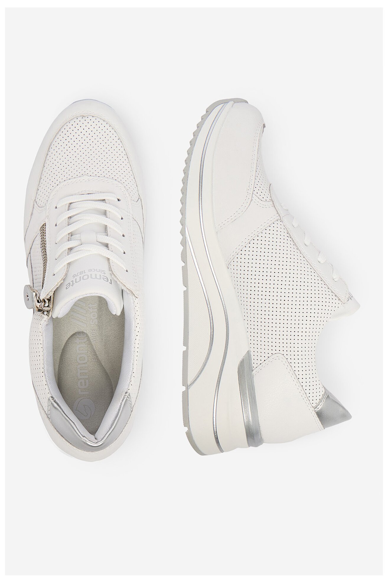 Sneakers Remonte CEO-D0T06-80 Biały