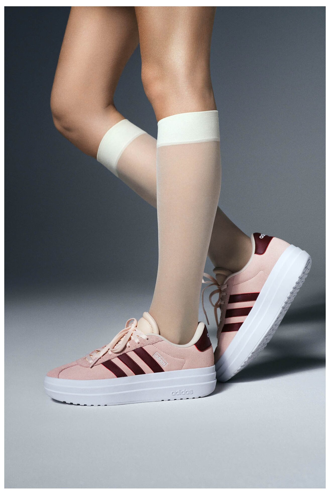 Încălțăminte sport adidas VL COURT BOLD J IH4779 ROZ DESCHIS