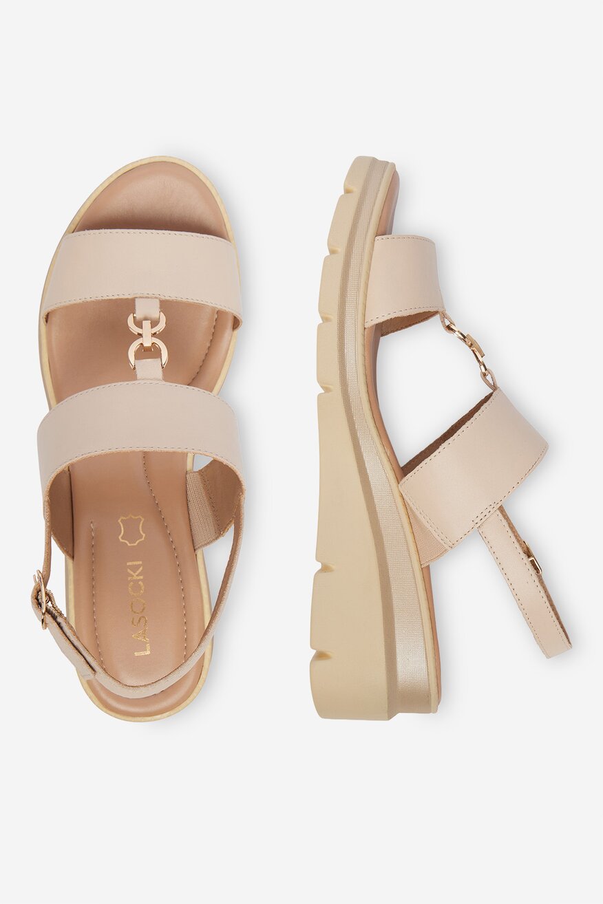 
                        Sandały Lasocki CEO-EST-ETNA-03 Beżowy - 5906751776315