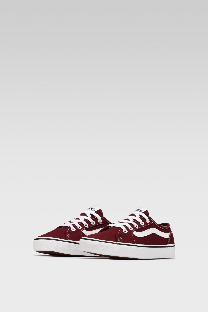 
                Vans - Trampki bordowe sznurowane - 5903698701110