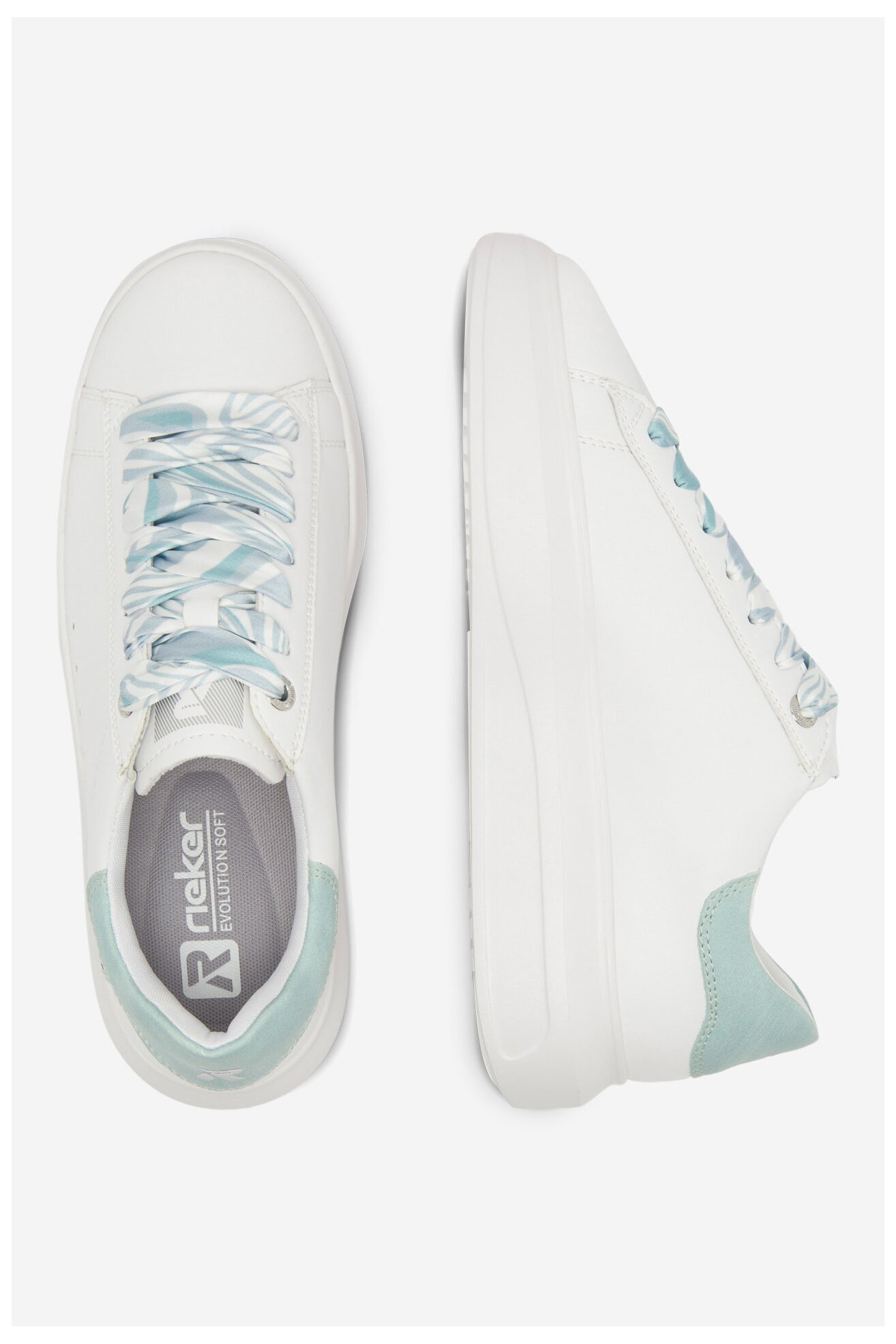 Tornacipő Rieker Revolution Lifestyle W1201-81 FEHÉR