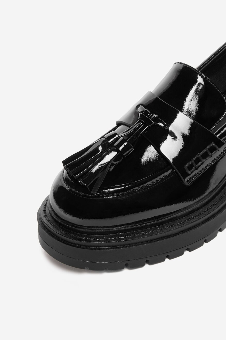 Badura - Loafersy skórzane - 5906751376874