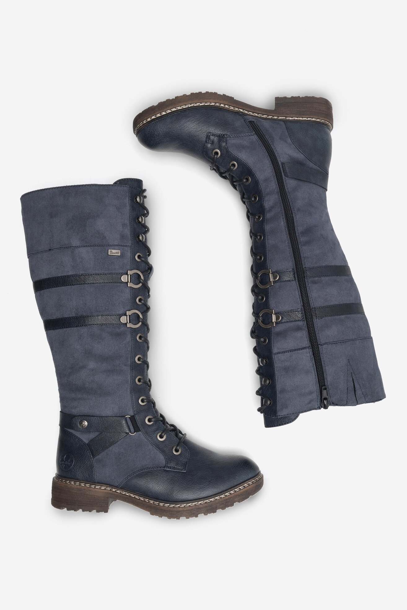 Kozaki Rieker 94732-14 Jeansowy