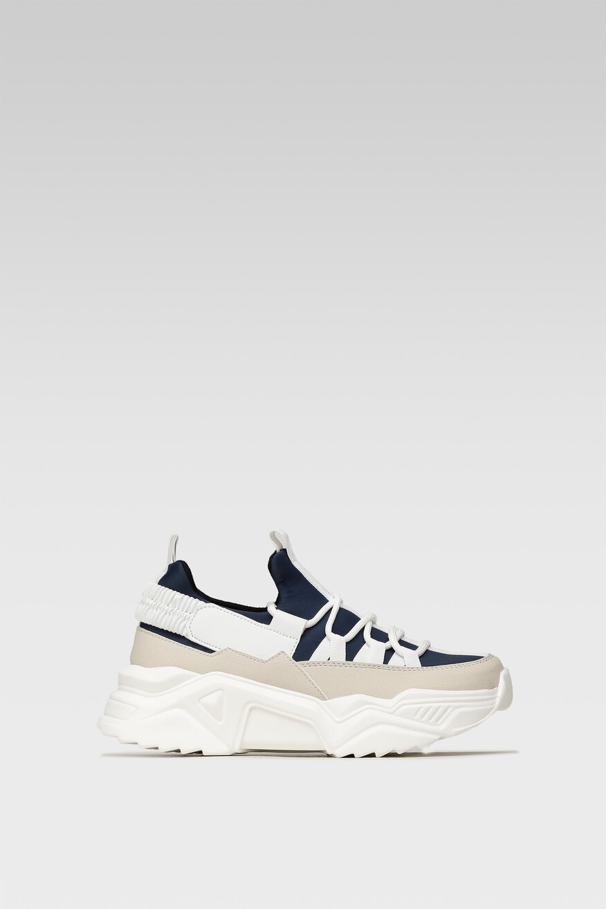 
                Jenny Fairy - Sneakersy typu ugly shoes granatowe - 5904248415143