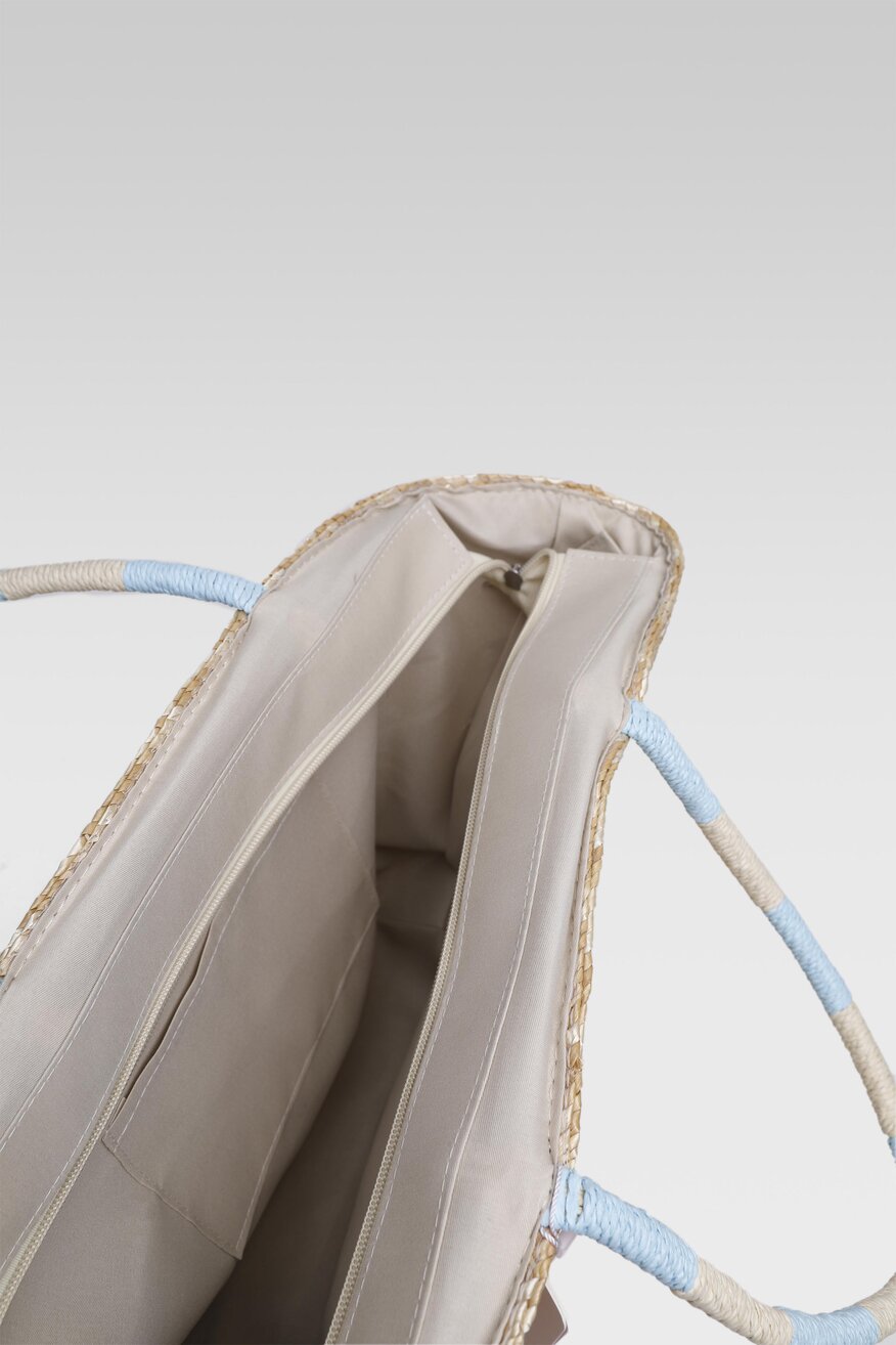 DeeZee - Torebka shopper boho beżowa - 5904248448073