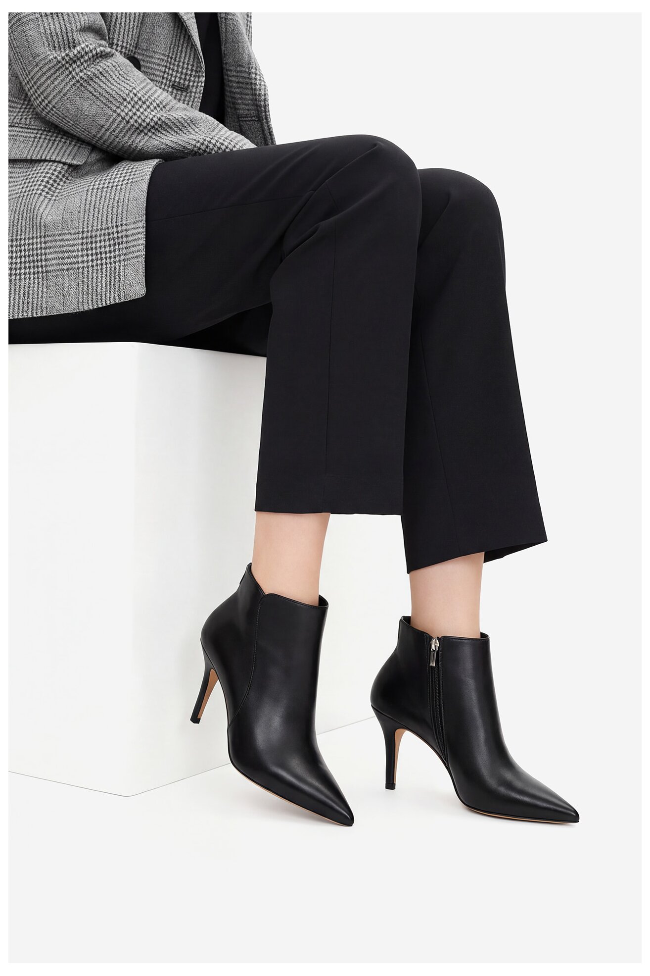 Kratke čizme NINE WEST CEO-RAJA-01 CRNA