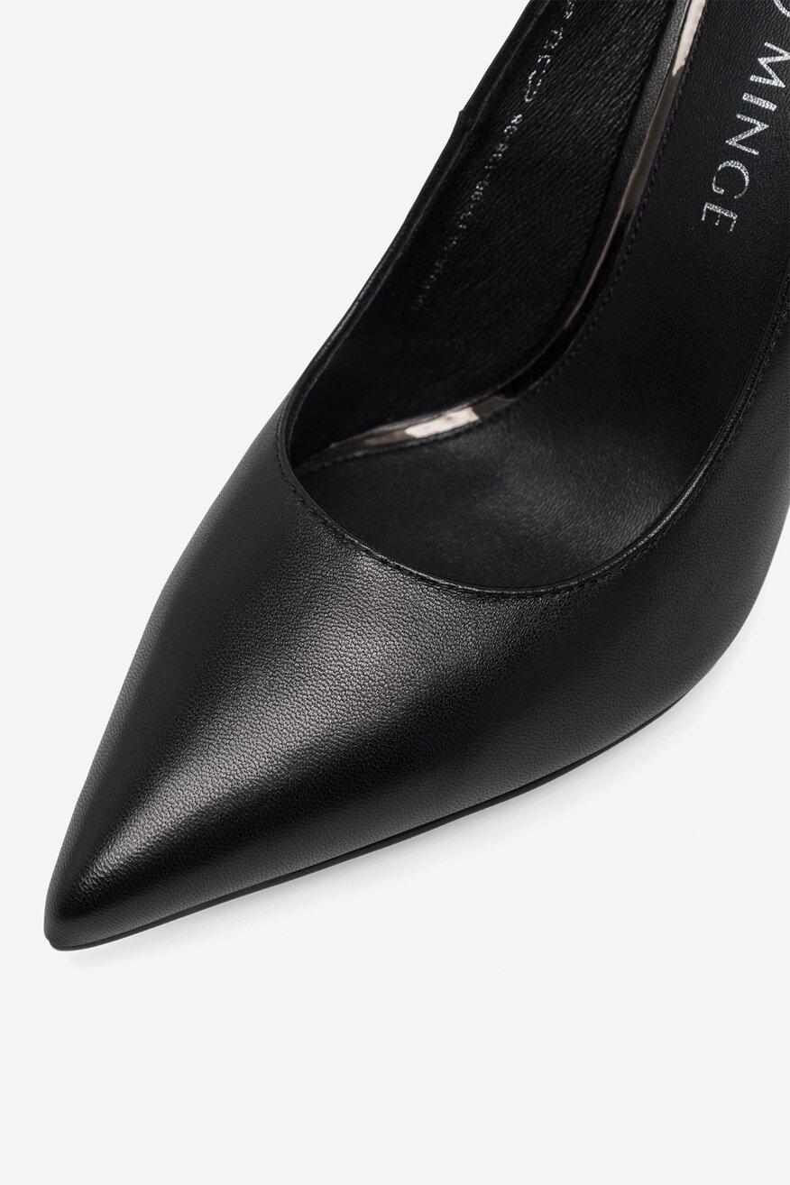 EVA MINGE - Czółenka skórzane na szpilce - 5905588572022