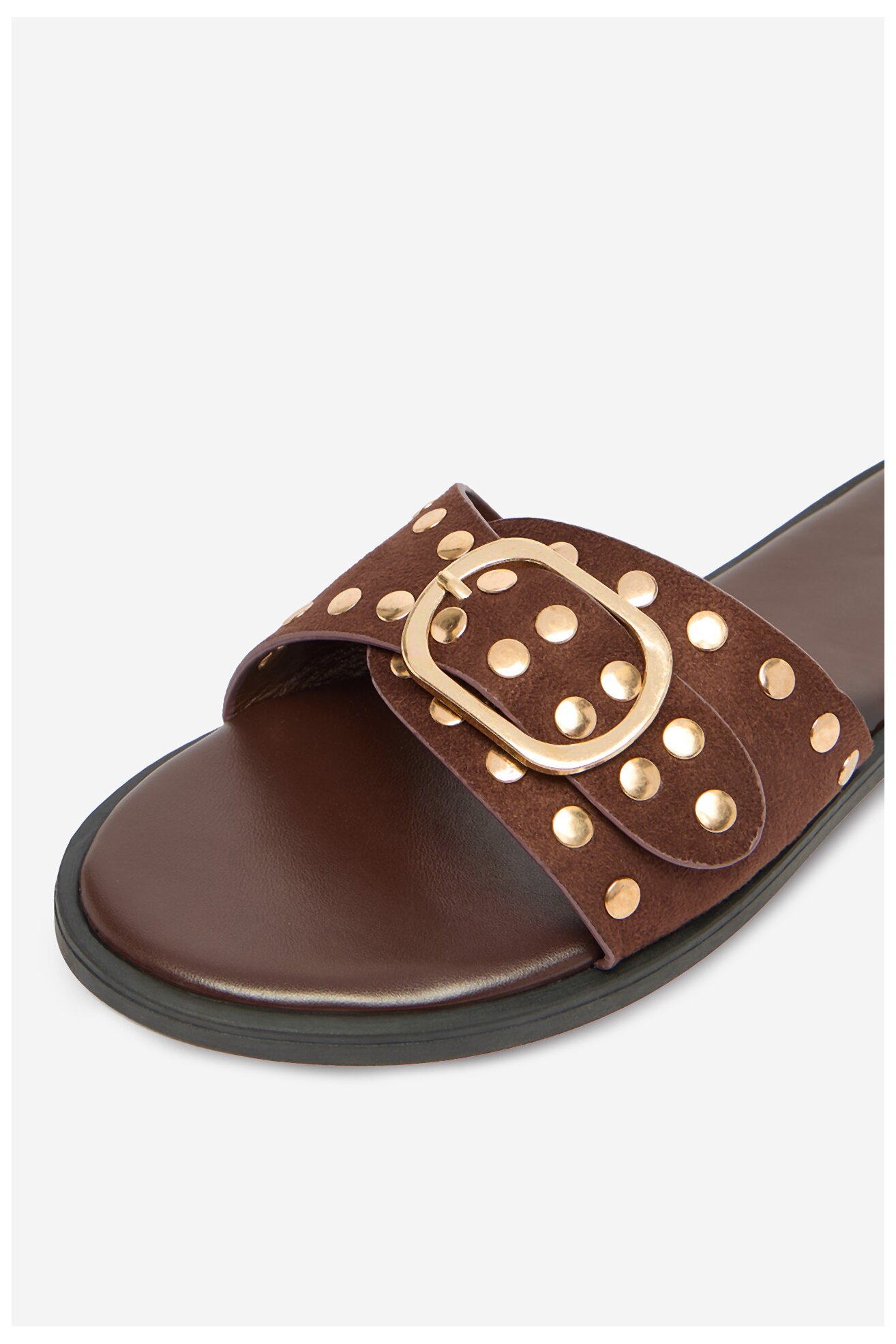 Klapki DeeZee CEO-LB-F9963-YLD Brązowy