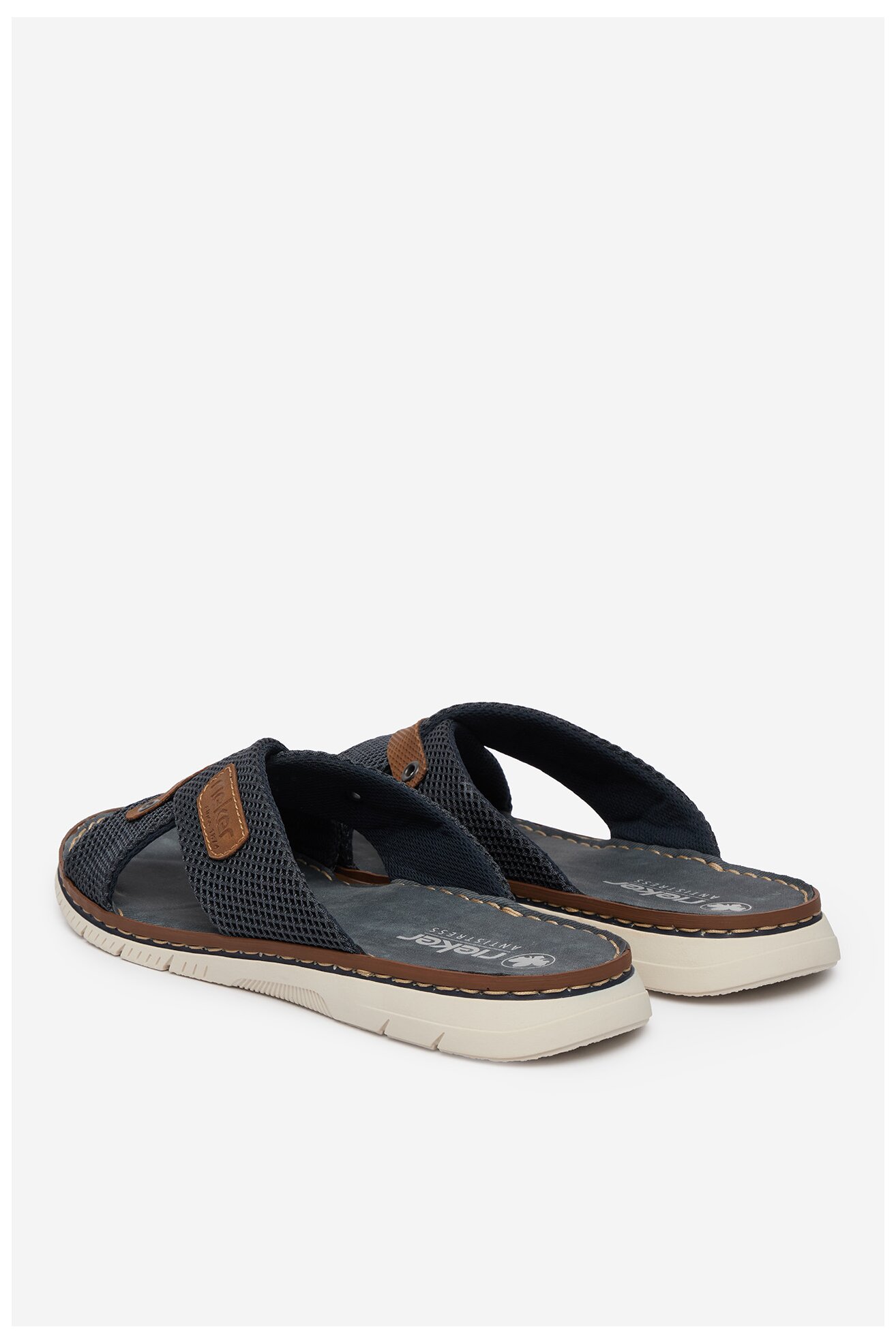 Klapki Rieker CEO-21340-14 Granatowy