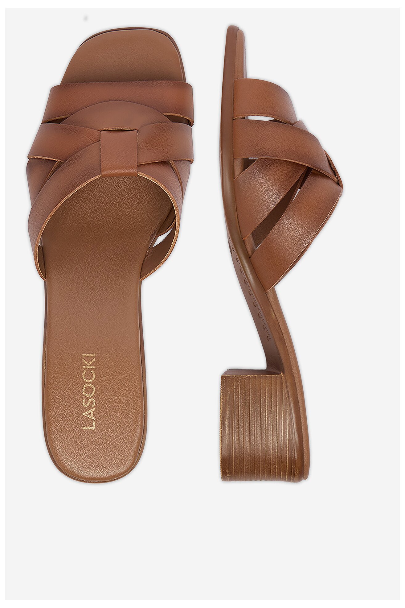 Klapki Lasocki CEO-WI23-POST-05 Camel