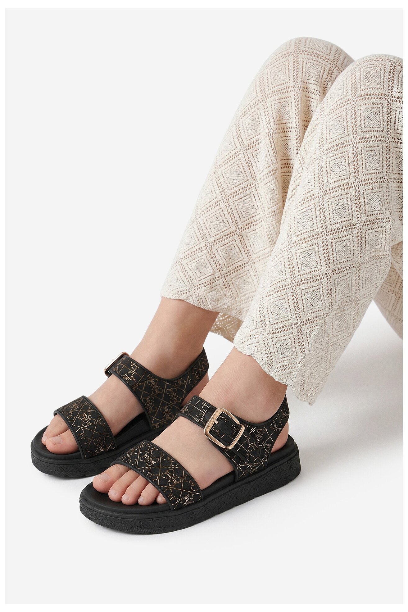 Sandały GUESS CEO-CS6703-03 Czarny