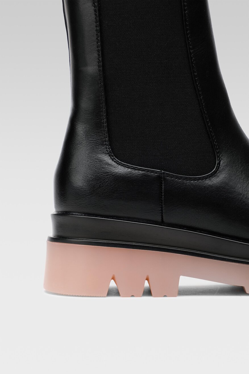 Jenny Fairy - Botki z kolorową podeszwą - 5904862184807