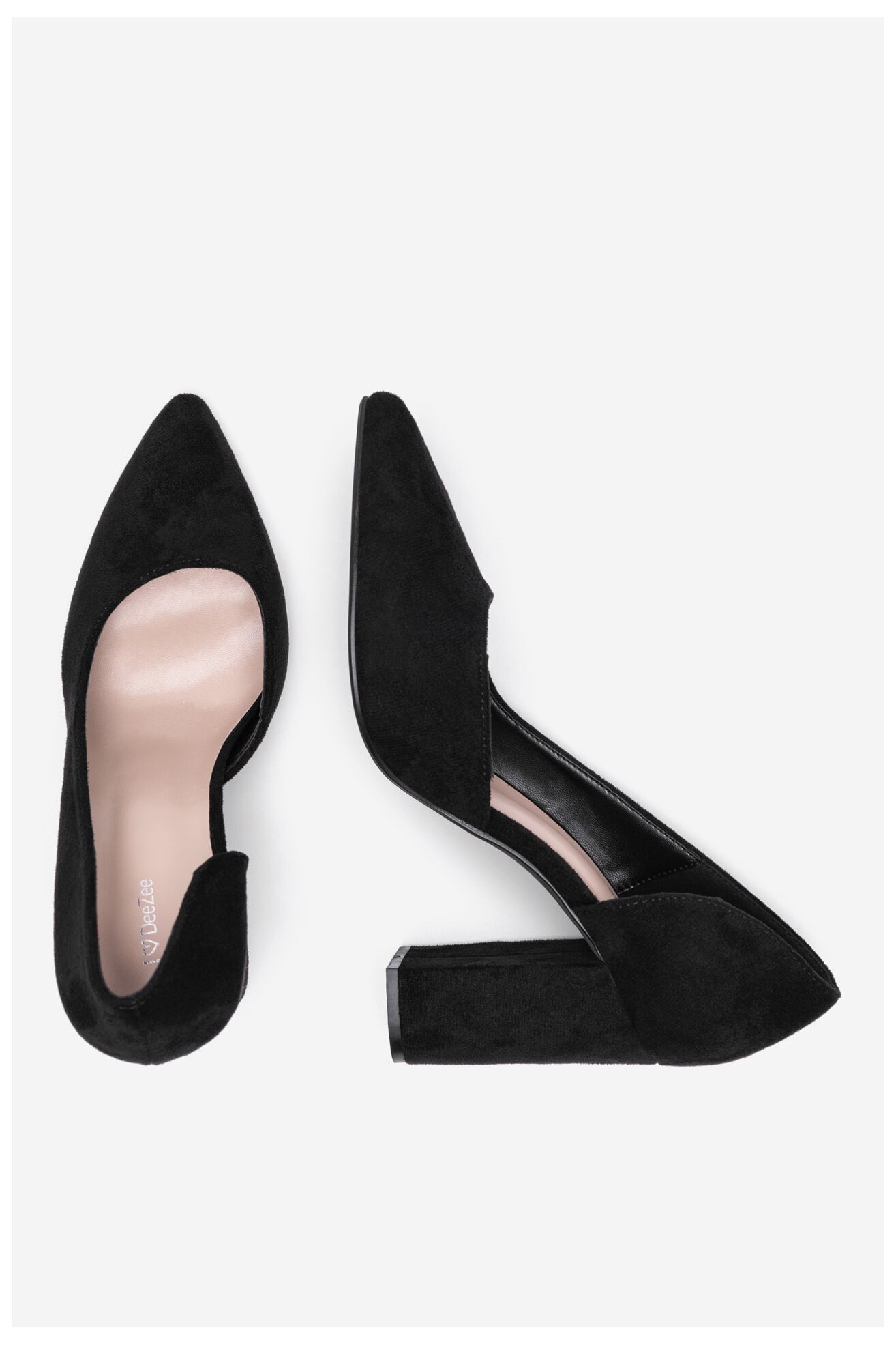 Lodičky DeeZee WSS21563-01 ČERNÁ