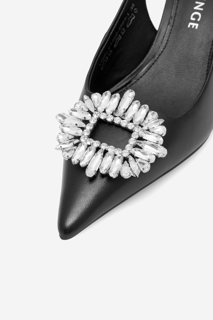 
                EVA MINGE - Szpilki skórzane - 5905588360384