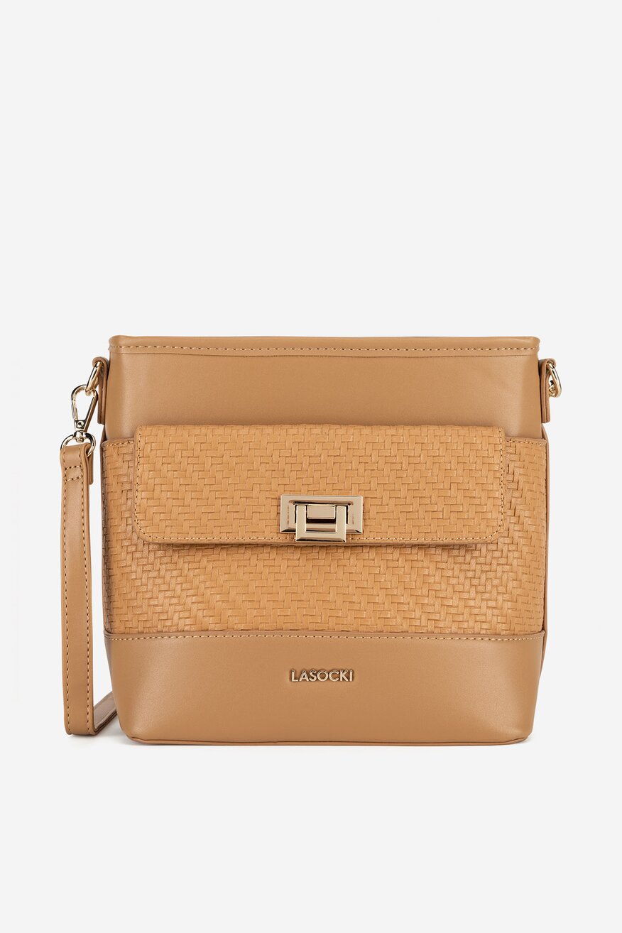 Дамска чанта Lasocki КАМЕЛ - 5903419908170