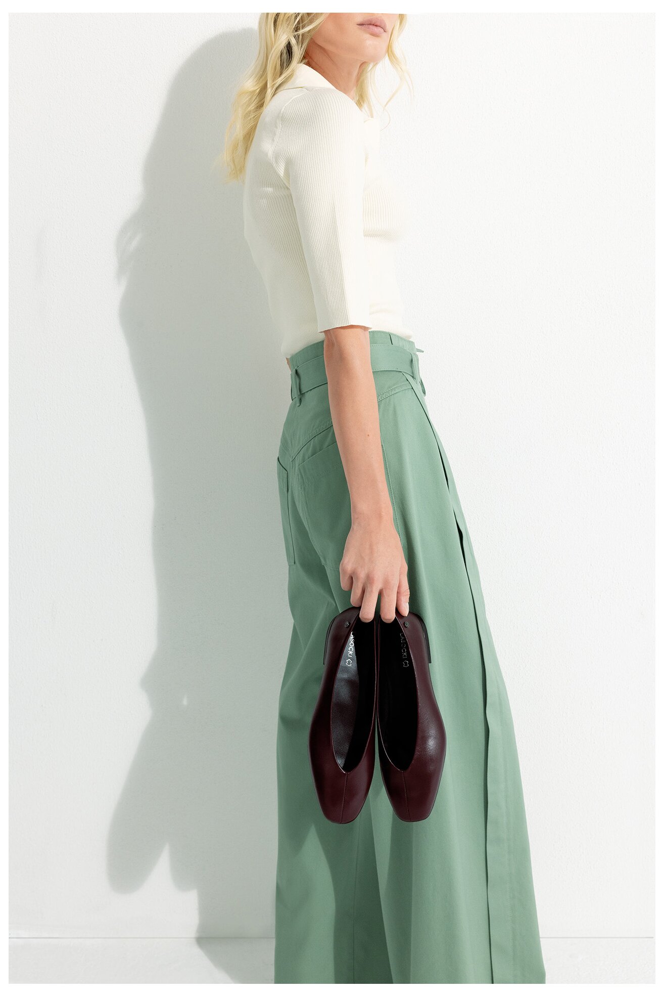 Baleriny Lasocki CEO-RST-ROMI-67 BORDÓ