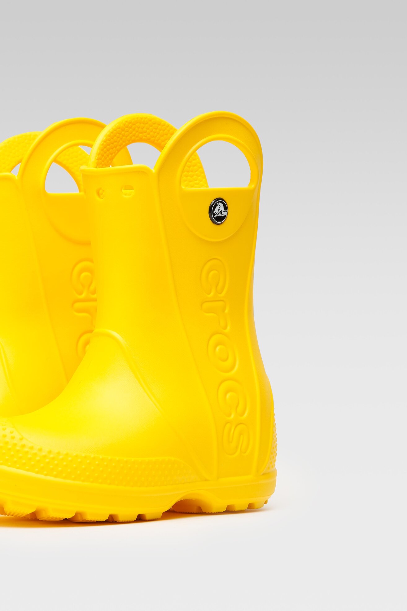 Kalosze Crocs HANDLE IT RAIN BOOT 12803-730 Żółty