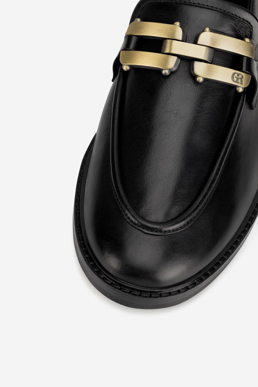 Gino Rossi - Loafersy skórzane - 5905588818243