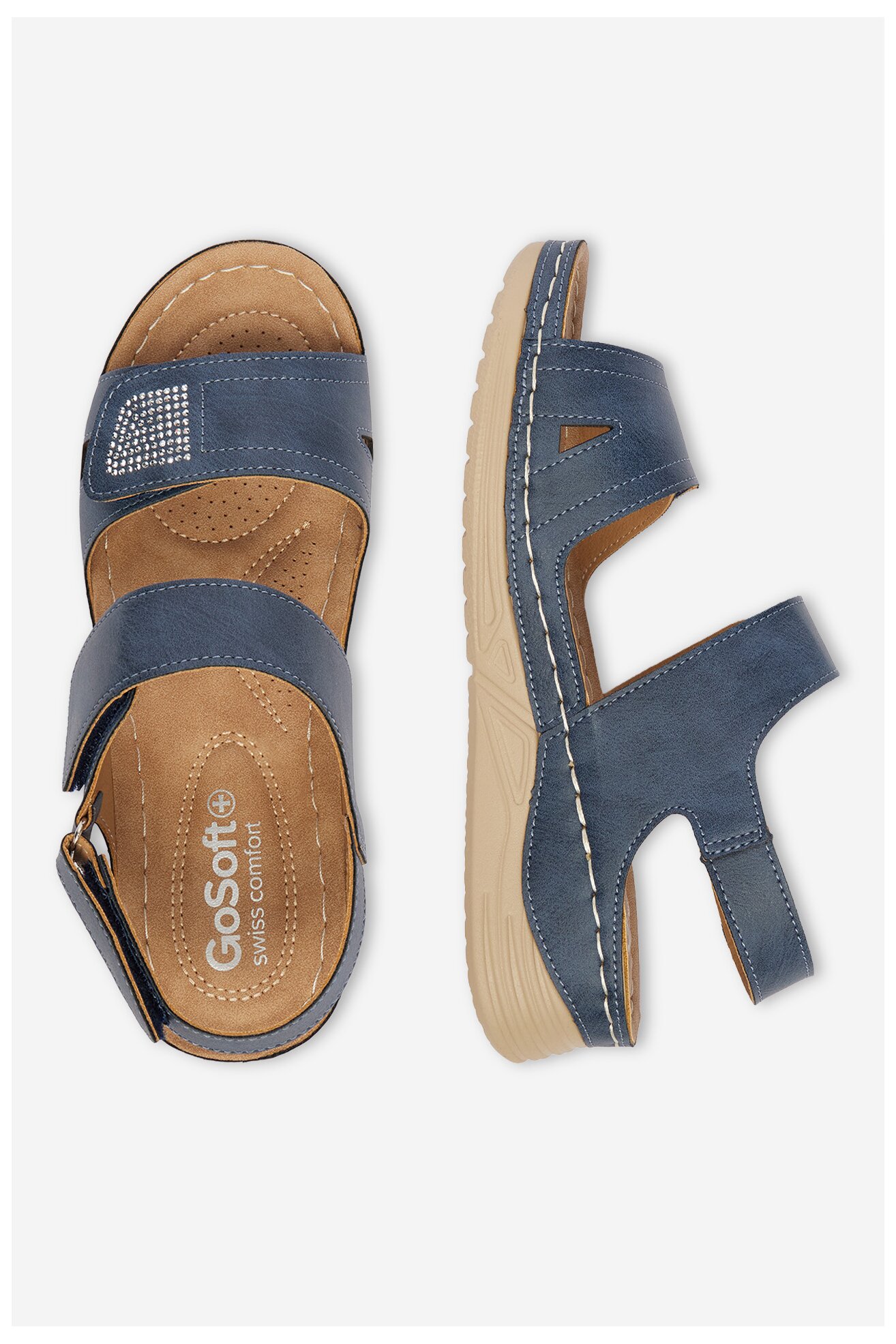 Sandały Go Soft CEO-WFA3741-1 Granatowy