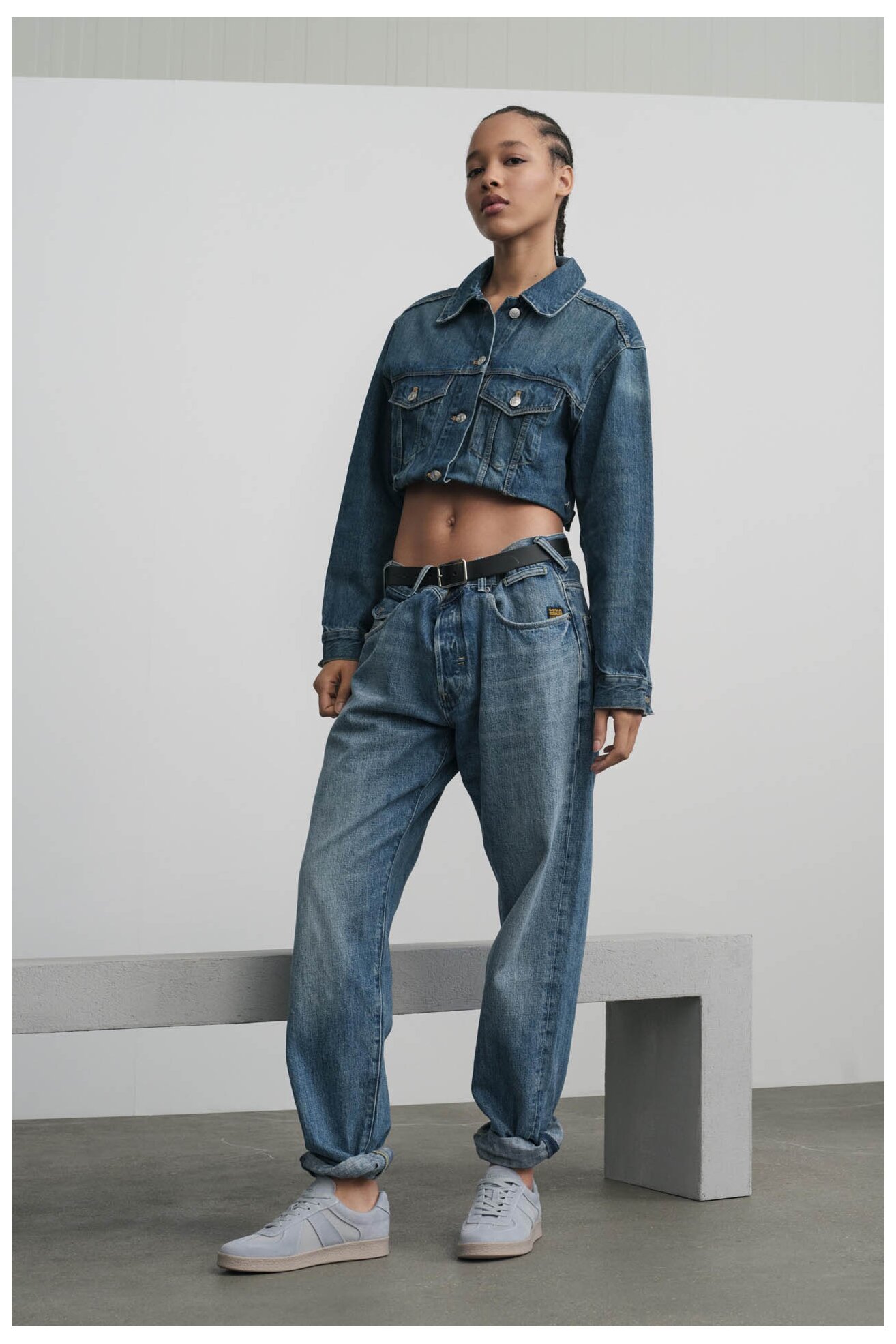 Tornacipő G-STAR RAW DJF385-1 KÉK