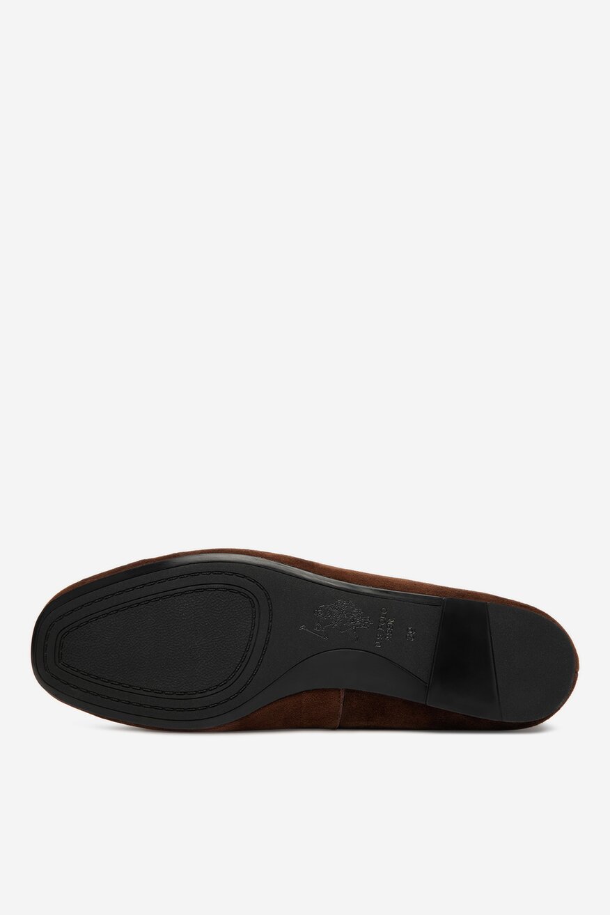 
                U.S. POLO ASSN. - Baleriny skórzane - 5906751922415