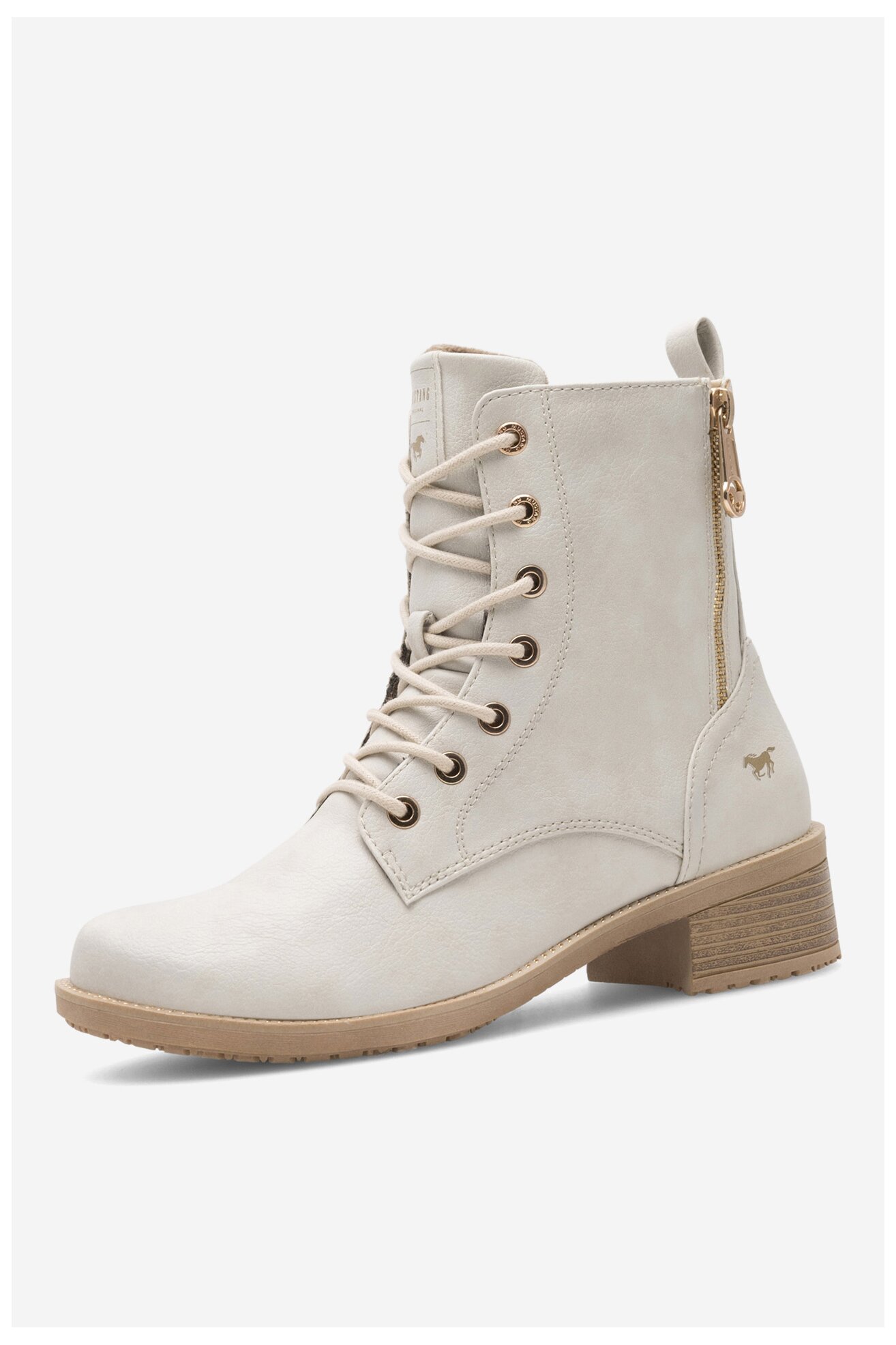 Боти Mustang 1402-502 БЯЛ