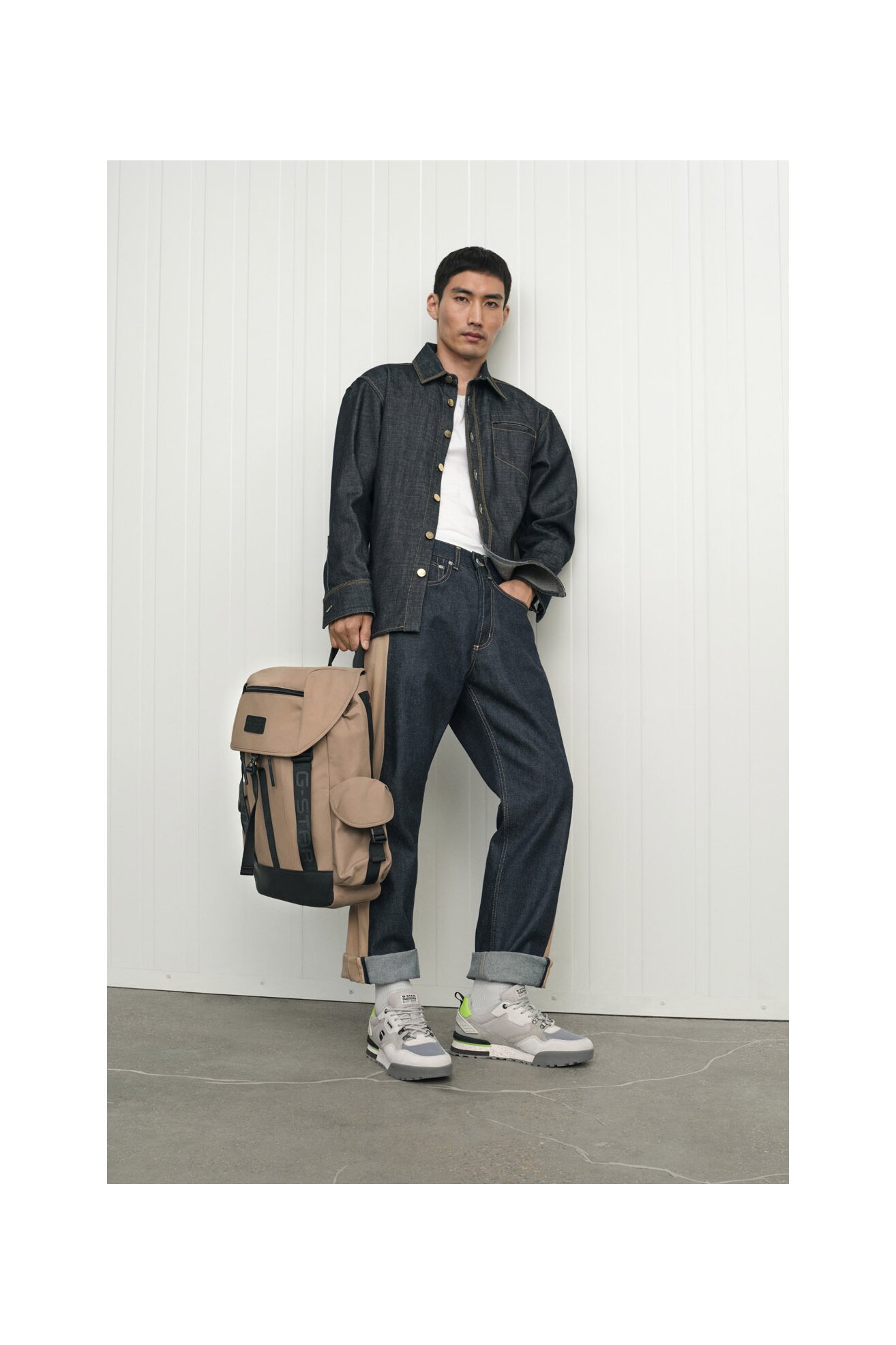 Sneakers G-STAR RAW V5-10510 Szary jasny