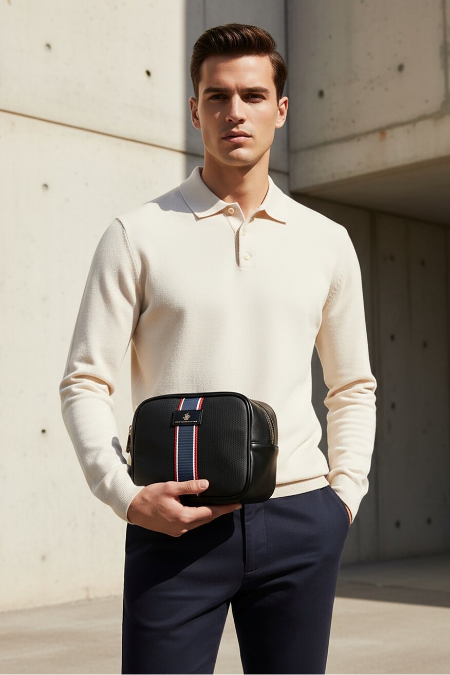 Trusă cosmetice de voiaj Beverly Hills Polo Club NEGRU - 5906751365793