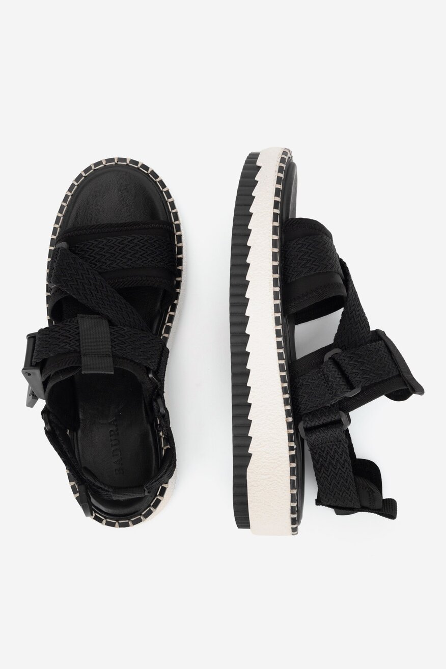 
                Badura - Sandały na platformie - 5905588478270