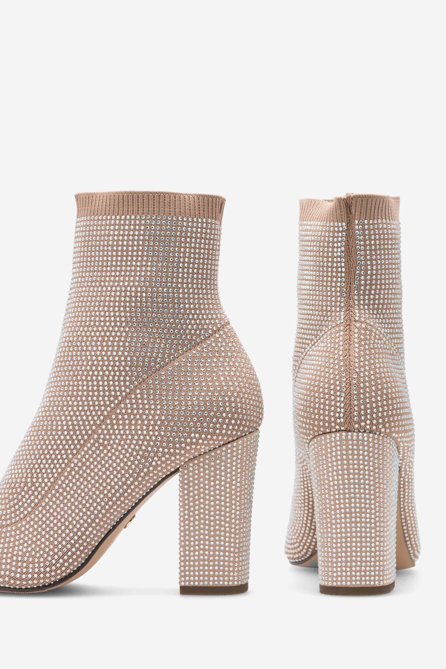 NINE WEST - Botki na słupku - 5905588144038