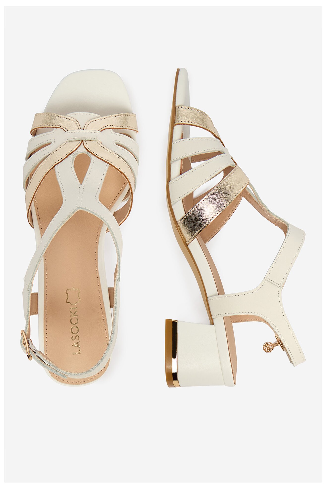 Sandały Lasocki CEO-25F575-1 Biały