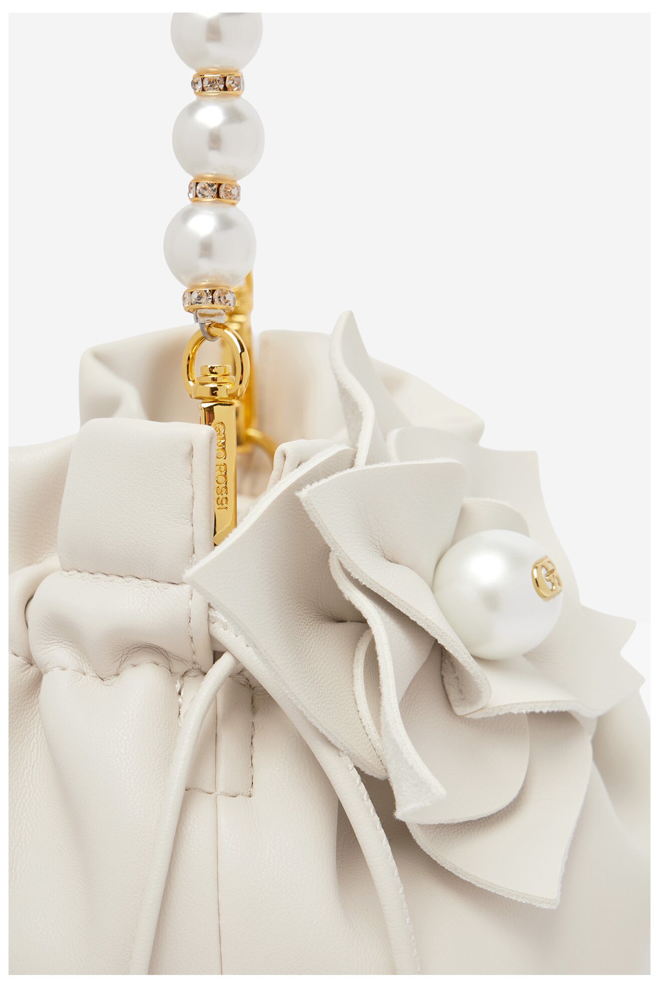 Torebka Gino Rossi EO-ROSE-LA224-19454 Złamana biel