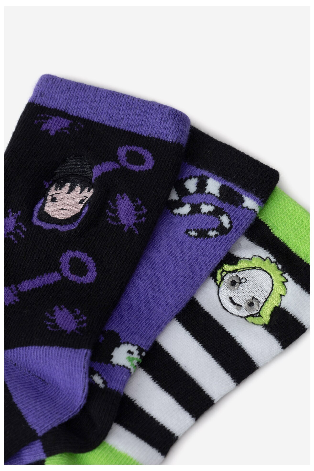 Čarape BEETLEJUICE ACCCS-AW24-324WBBJ (3-PACK) CRNA